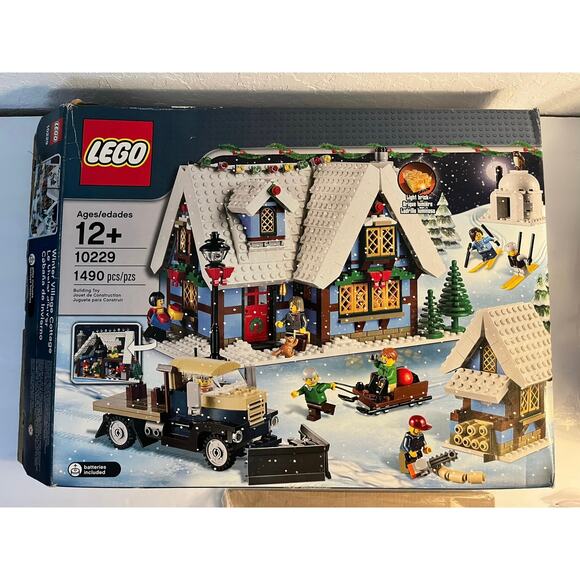 LEGO Creator 10229  Winter Village Cottage New Retired Vintage Open Box Holiday - Picture 1 of 16